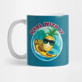 Pineapple pizza: Deal With It Mug